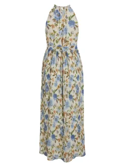 VIJULIETTE PLISSE ANKLE DRESS/BM/DC cloud dancer