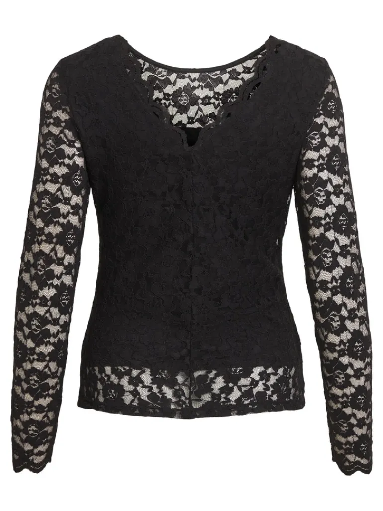VIKALILA LACE L/S TOP black