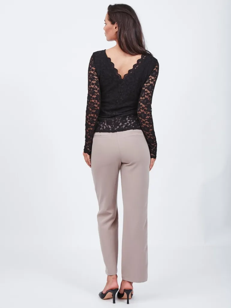 VIKALILA LACE L/S TOP black