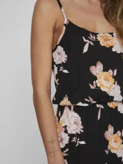 VIKAMI STRAP LONG DRESS/KA black