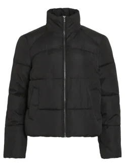 VIKARLA NEW SHORT PUFFER JACKET black