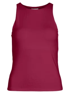 VIKENZA S/L TANK TOP - NOOS beet red