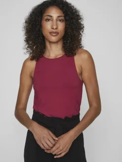 VIKENZA S/L TANK TOP - NOOS beet red