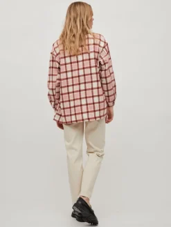 VIKIKI L/S SHACKET cloud dancer