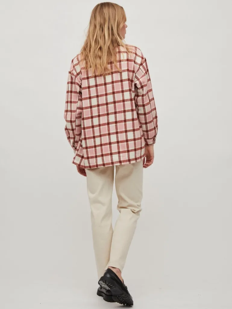 VIKIKI L/S SHACKET cloud dancer