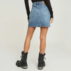 Viktoria Short Skirt Clean Edge wmn faded sea point blue