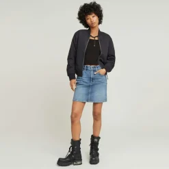 Viktoria Short Skirt Clean Edge wmn faded sea point blue