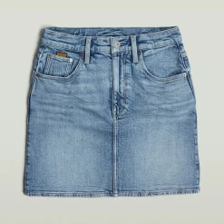 Viktoria Short Skirt Clean Edge wmn faded sea point blue