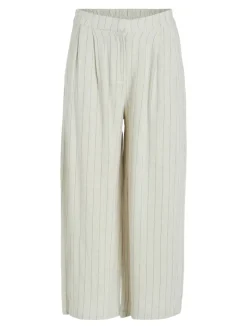 VIKULIA HW CROPPED PANTS natural melange