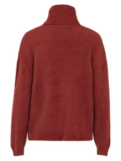 VILAJULI ROLLNECK L/S KNIT - NOOS fired brick