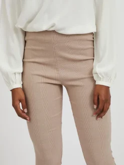 VILAURA LOU HW 7/8 LEGGINGS - NOOS cement