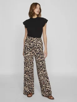 VILEOA RW WIDE PANTS - NOOS black
