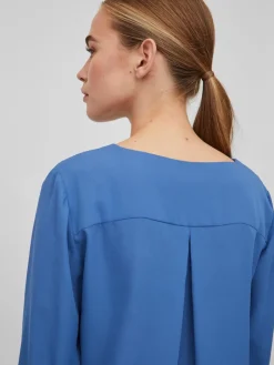 VILUCY L/S SHIRT - NOOS blau2