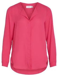 VILUCY L/S SHIRT - NOOS pink yarrow