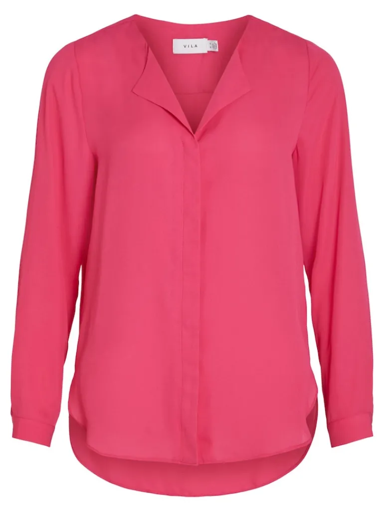 VILUCY L/S SHIRT - NOOS pink yarrow