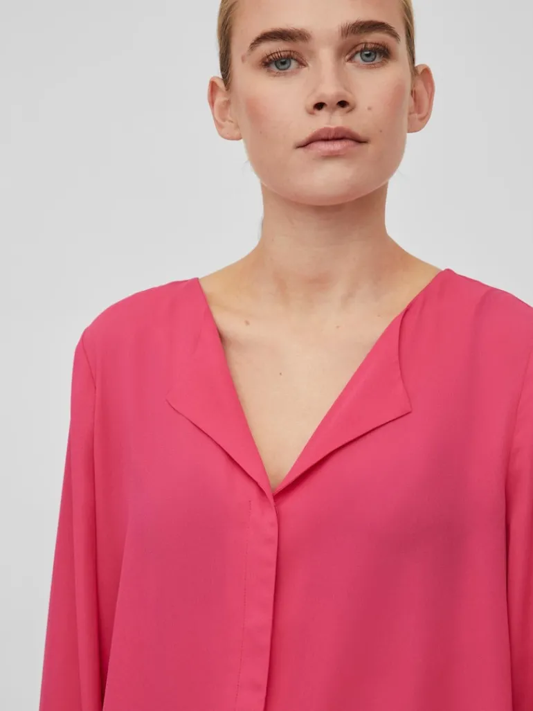 VILUCY L/S SHIRT - NOOS pink yarrow