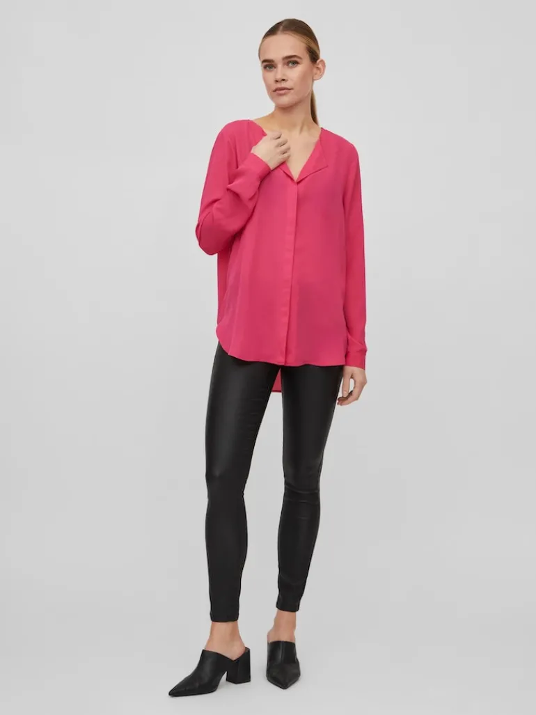 VILUCY L/S SHIRT - NOOS pink yarrow