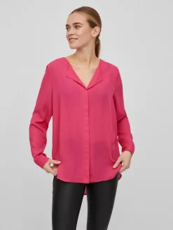 VILUCY L/S SHIRT - NOOS pink yarrow
