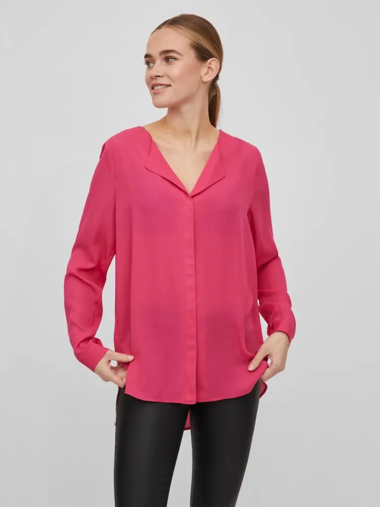 VILUCY L/S SHIRT - NOOS pink yarrow