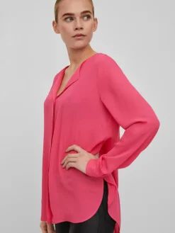 VILUCY L/S SHIRT - NOOS pink yarrow