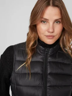 VIMINSK SHORT WAISTCOAT black