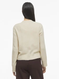 VIMIRAZ V-NECK L/S KNIT CARDIGAN/PB birch