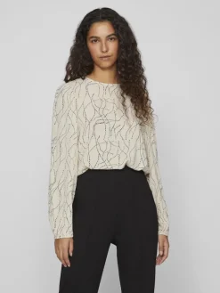 VIMIST L/S TOP /E feather gray