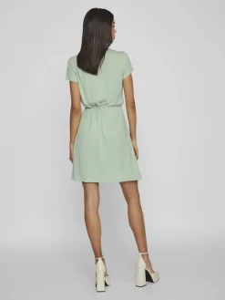VIMOONEY S/S STRING DRESS /1/KA cameo green