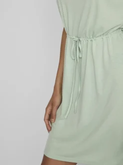 VIMOONEY S/S STRING DRESS /1/KA cameo green