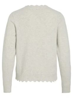 VINIKOLINA V-NECK L/S KNIT CARDIGAN super light natural melan