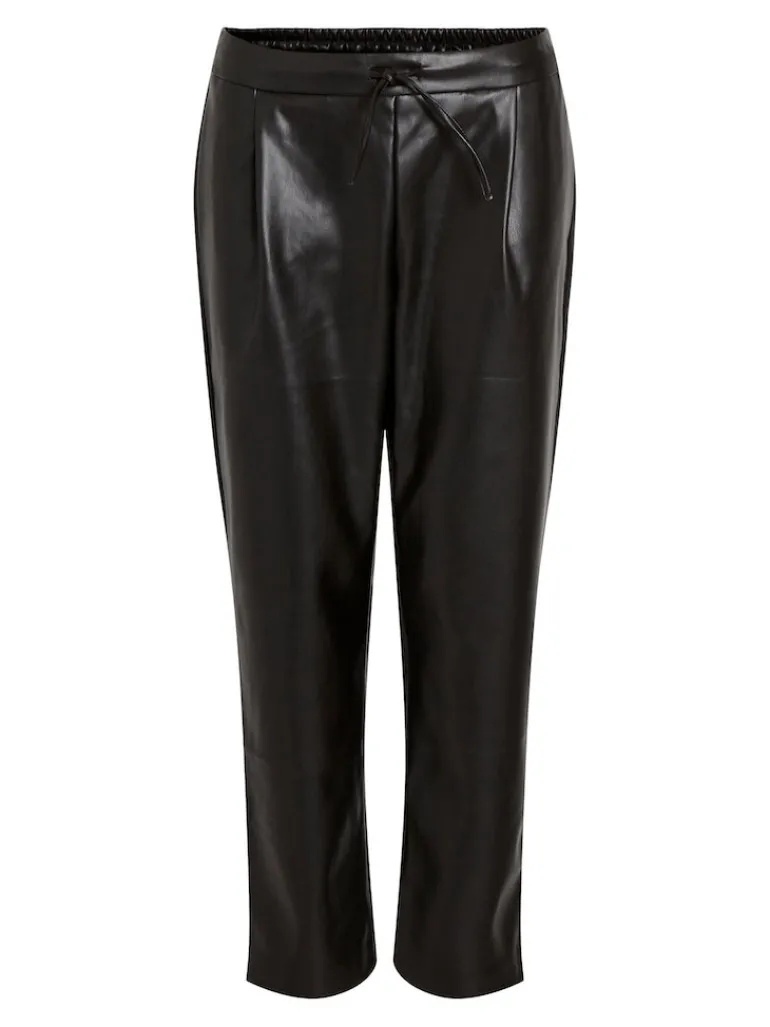 VINILLE RW COATED 7/8 PANTS - NOOS black