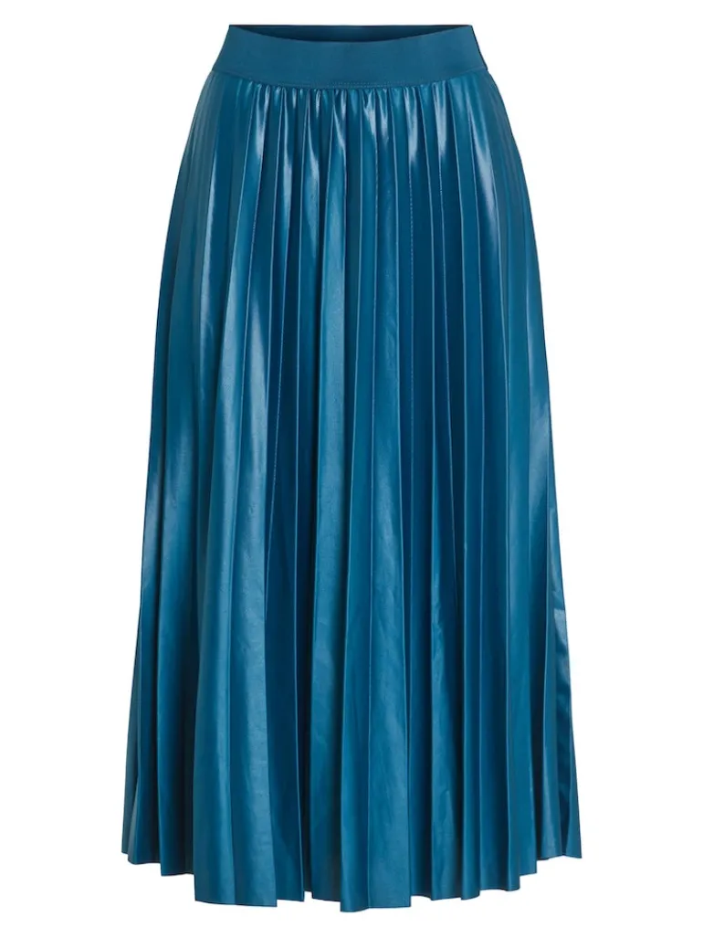 VINITBAN MIDI SKIRT - NOOS moroccan blue