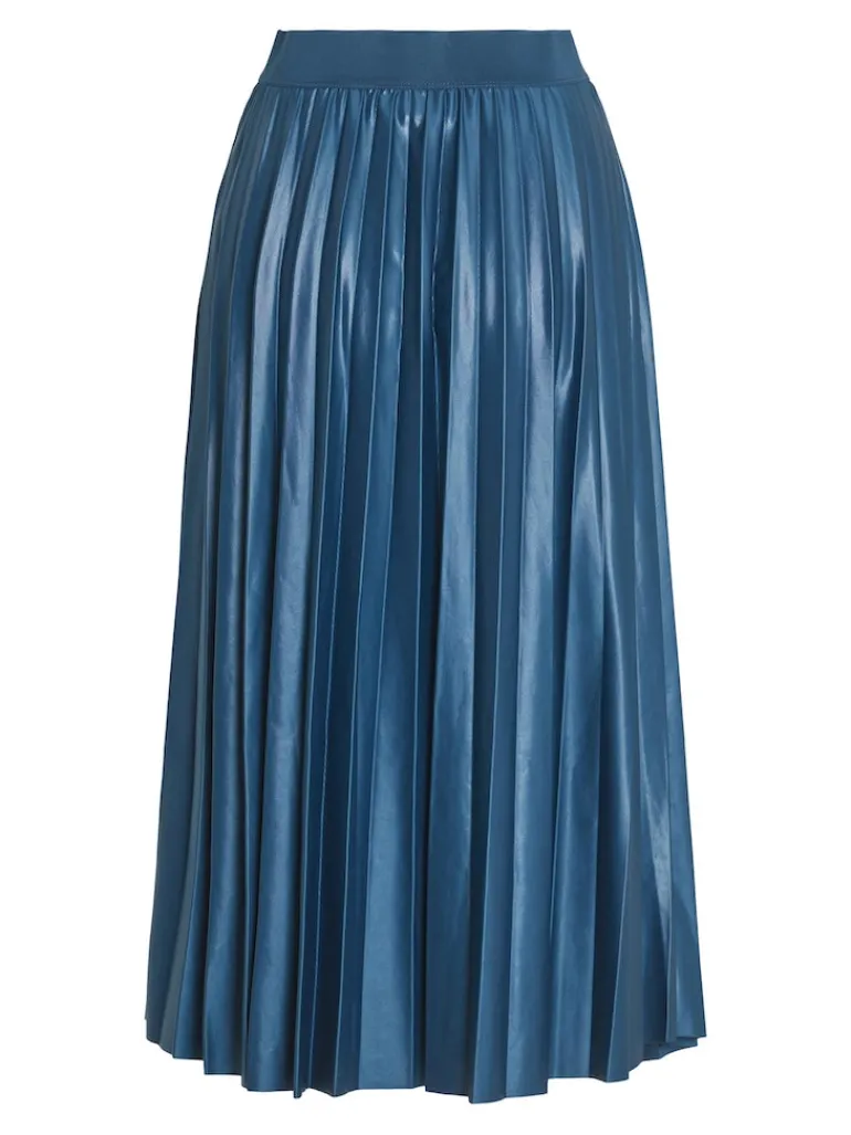 VINITBAN MIDI SKIRT - NOOS moroccan blue