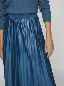 VINITBAN MIDI SKIRT - NOOS moroccan blue