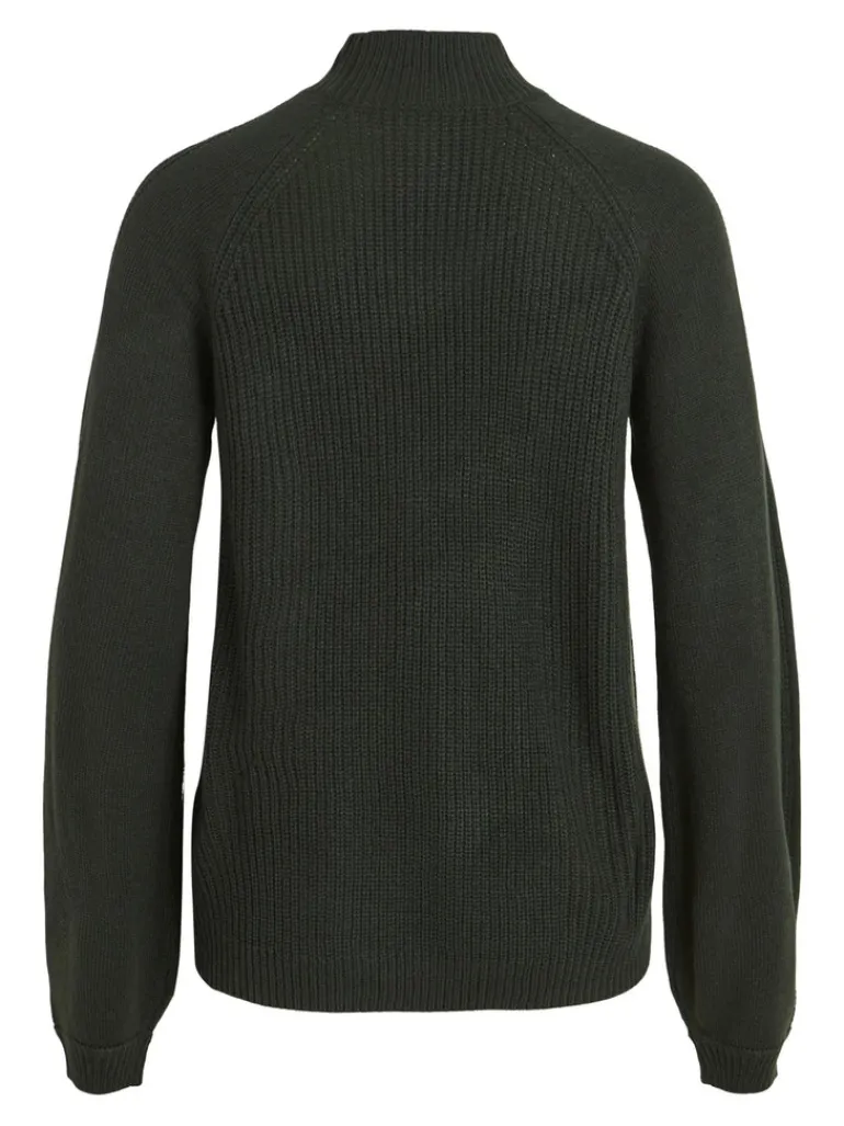 VIOA TURTLENECK L/S KNIT TOP darkest spruce