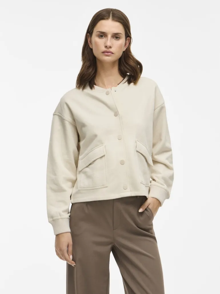 VIODESSIA O-NECK L/S SHACKET birch