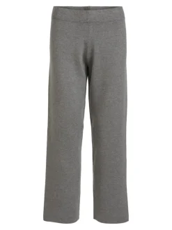 VIOLIVIE RW 7/8 KNIT PANT/SU medium grey melange