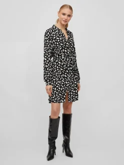 VIPAYA L/S SHIRT DRESS - NOOS black2