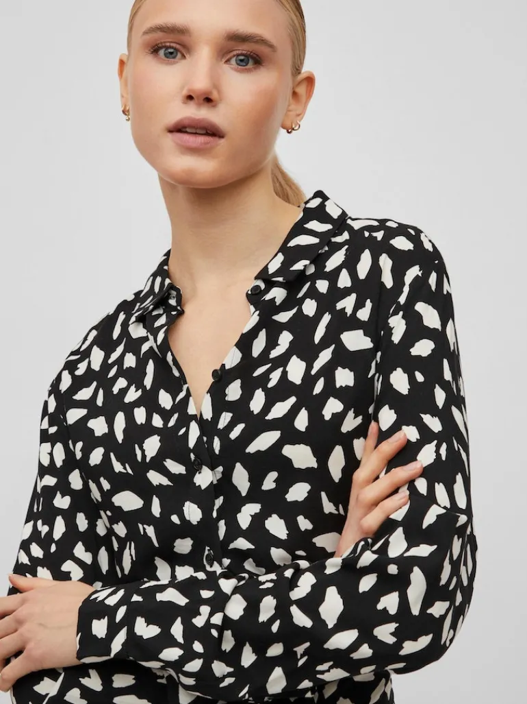 VIPAYA L/S SHIRT DRESS - NOOS black2