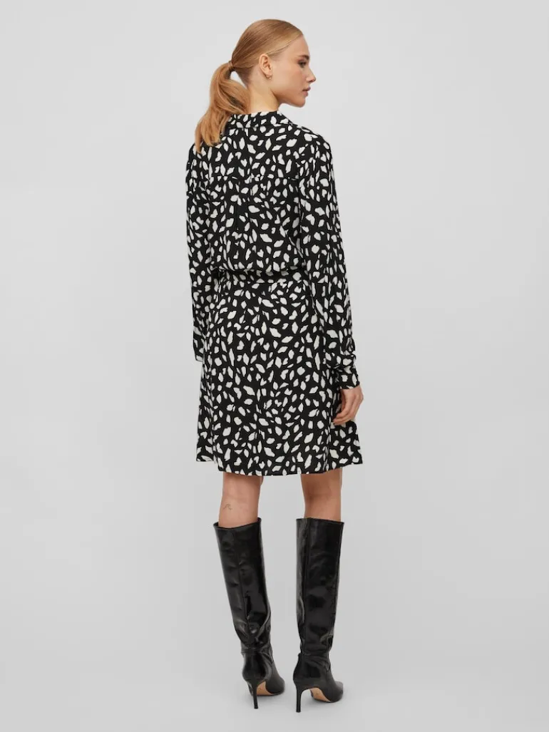 VIPAYA L/S SHIRT DRESS - NOOS black2