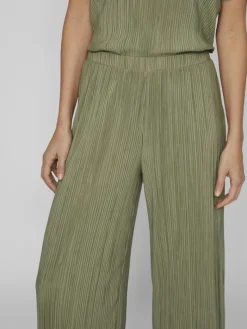 VIPLISA HW LOOSE PANTS - NOOS oil green