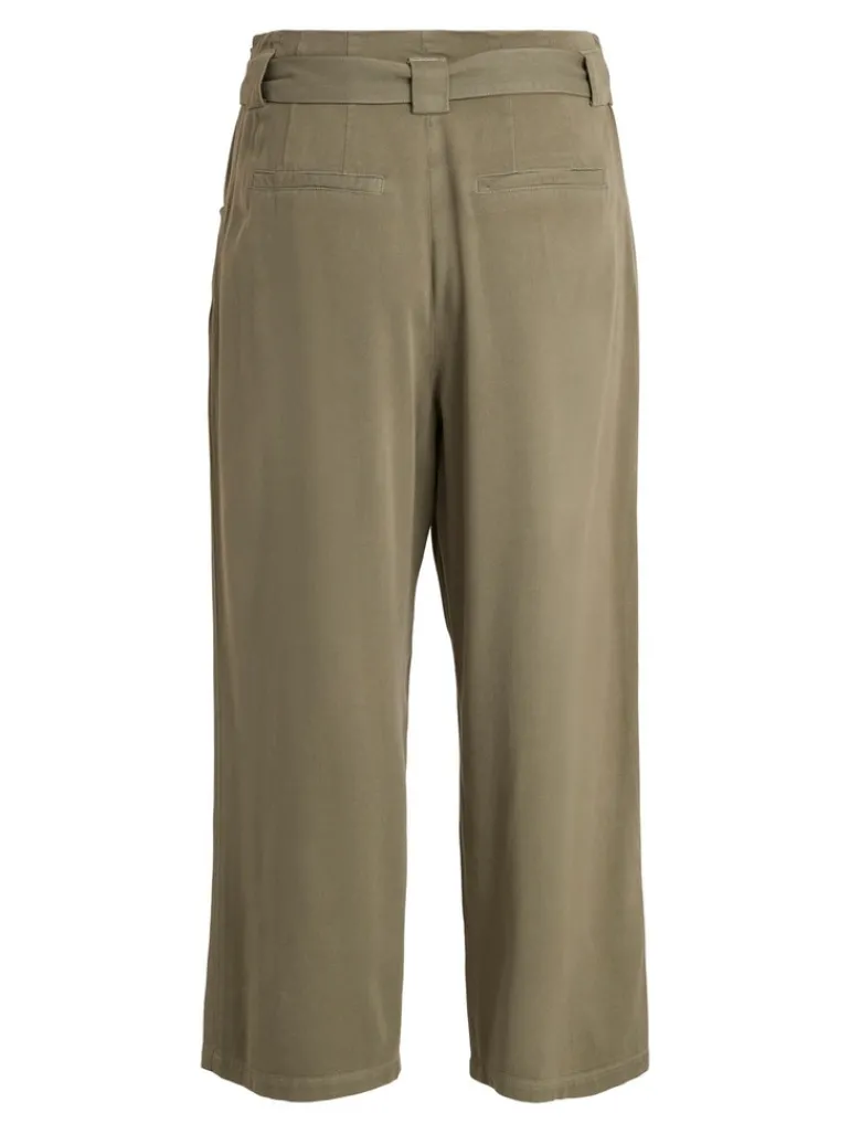 VIPRIYA FANZA HW 7/8 WIDE PANTS/PB four leaf clover