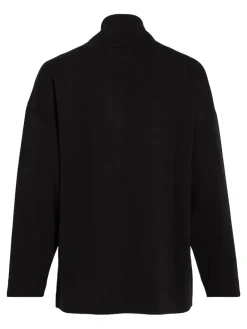VIREFLECTA HIGH NECK L/S SWEAT TOP/SU black