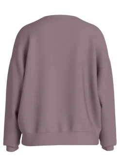 VIREFLECT CITY O-NECK L/S TOP/LC toadstool