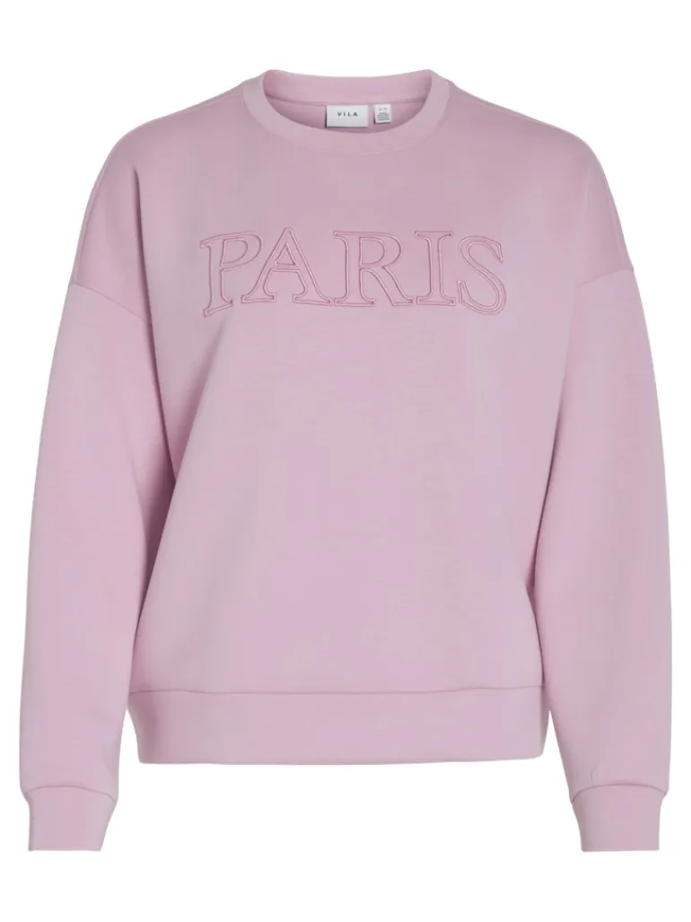 VIREFLECT L/S CITY SWEAT/LC/DFS pastel lavender