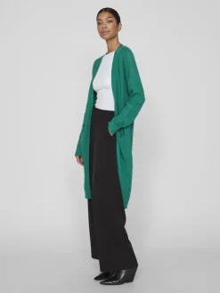 VIRIL LONG L/S KNIT CARDIGAN - NOOS ultramarine green
