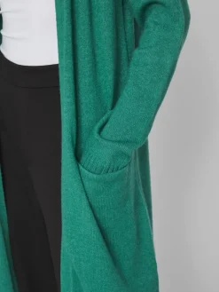 VIRIL LONG L/S KNIT CARDIGAN - NOOS ultramarine green