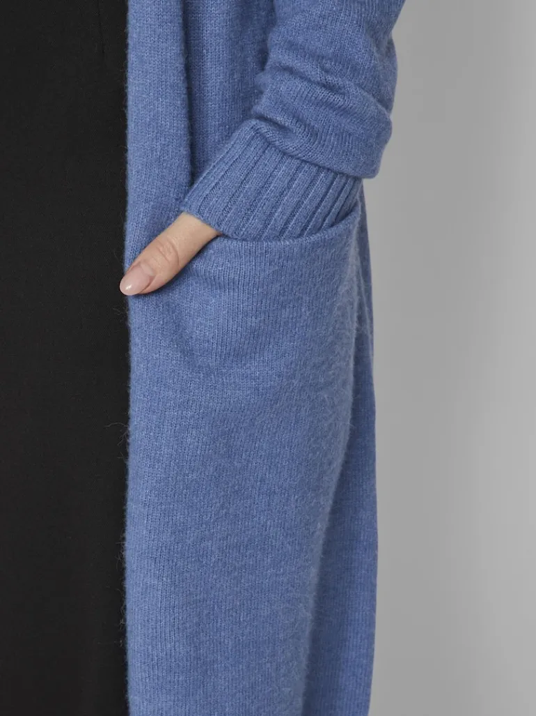 VIRIL LONG L/S KNIT CARDIGAN - NOOS coronet blue