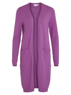 VIRIL LONG L/S KNIT CARDIGAN - NOOS cattleya orchid
