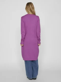 VIRIL LONG L/S KNIT CARDIGAN - NOOS cattleya orchid